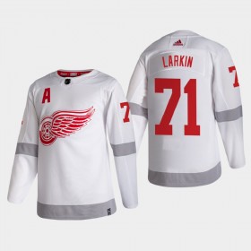 Miesten NHL Detroit Red Wings Pelipaita Dylan Larkin 71 2020-2021 Reverse Retro Authentic